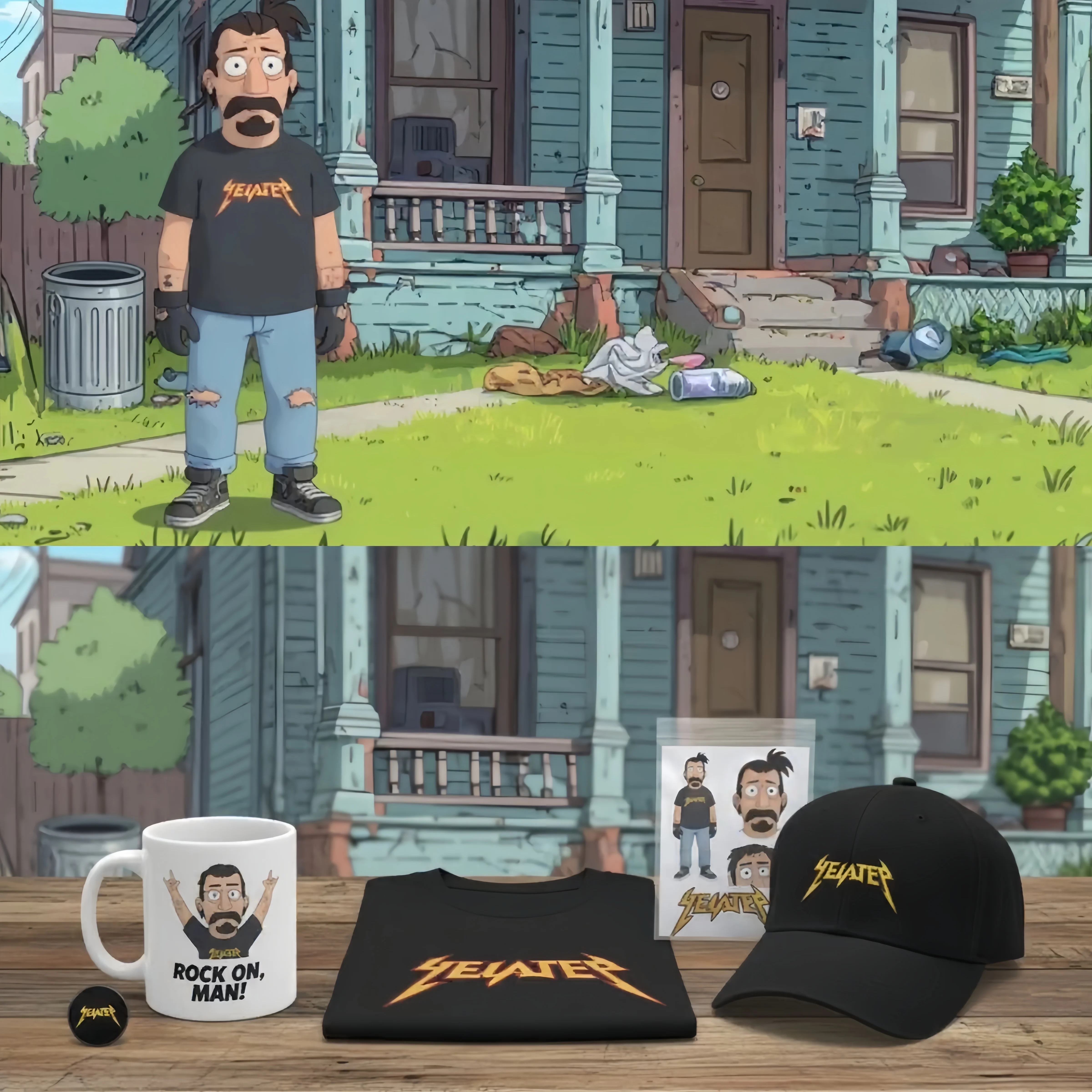 AI image: Use this character image to create merchandise.